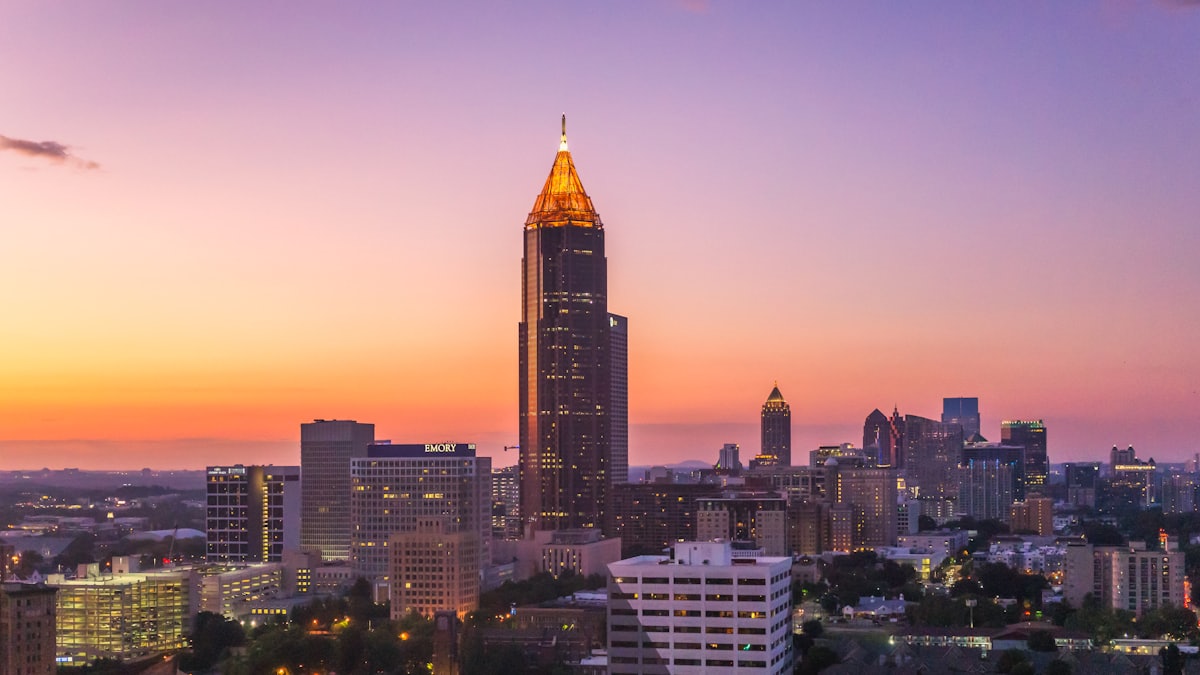 ATL at golden hour